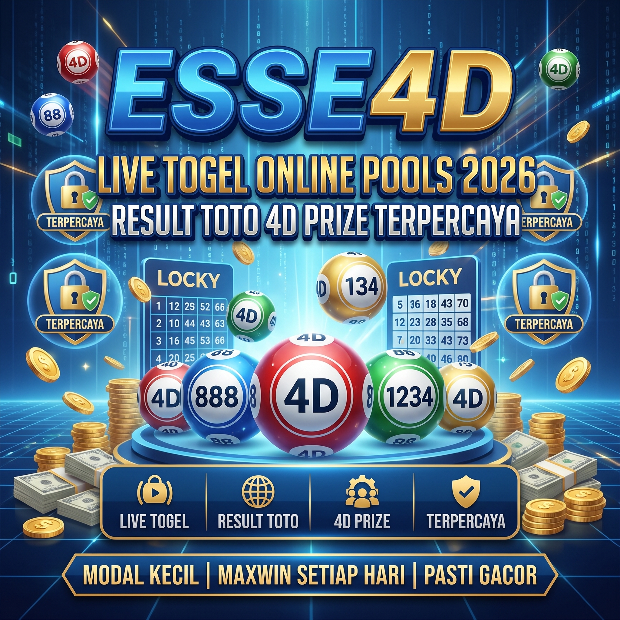 ESSE4D : Live Togel Online Pools 2026 & Result Toto 4D Prize Terpercaya